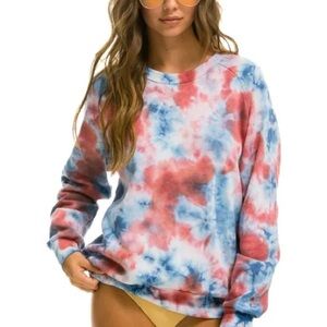 Aviator Nation - Lightweight tie-dye sweatshirt